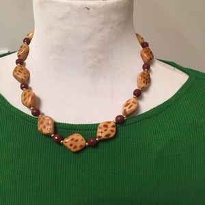 Vintage Park Lane Animal Print Necklace